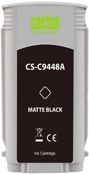 Картридж струйный Cactus CS-C9448A №70 черный матовый (130мл) для HP DJ Z3100 с чипом