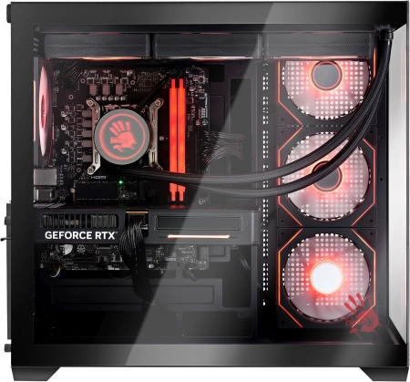 ПК Bloody BD-PC RAB84V2 TWR Ryzen 7 7700 (3.8) 32Gb SSD1Tb RTX5060TI 8Gb Windows 11 Home 64 2.5xGbitEth 750W черный (RUS) (2142127)