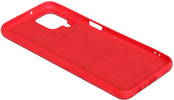 Чехол (клип-кейс) DF для Samsung Galaxy A12/M12 sOriginal-20 красный (DF SORIGINAL-20 (RED))