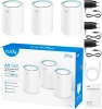 Бесшовный Mesh роутер Cudy M1500 (M1500(3-PACK)) AX1500 10/100/1000BASE-TX белый