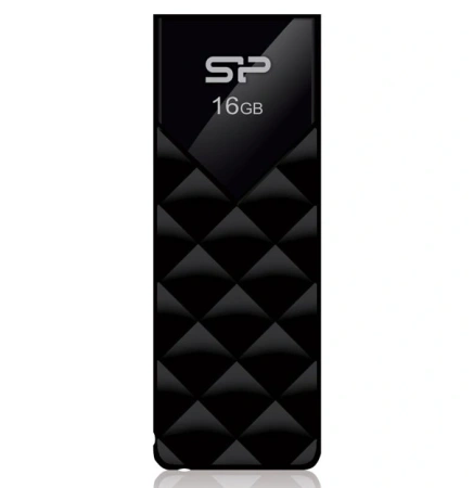Флеш Диск Silicon Power 16Gb Ultima U03 SP016GBUF2U03V1K USB2.0 черный