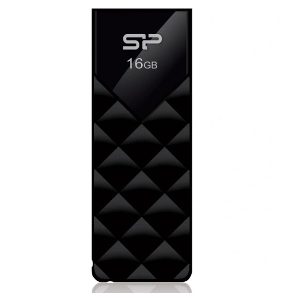 Флеш Диск Silicon Power 16Gb Ultima U03 SP016GBUF2U03V1K USB2.0 черный