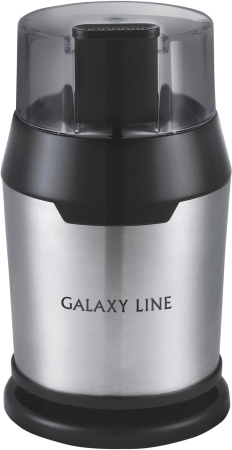 Кофемолка Galaxy Line GL 0906 200Вт сист.помол.:ротац.нож вместим.:60гр черный/серебристый