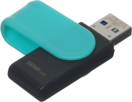 Флеш Диск Kingston 128GB DataTraveler Exodia S DTXS/128GB USB3.0 бирюзовый/черный