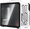 Корпус Bloody BD-CC110 белый/черный без БП mATX 5x120mm 2xUSB3.0 audio