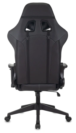 Кресло игровое Zombie VIKING 5 AERO черный/белый экокожа с подголов. крестов. пластик