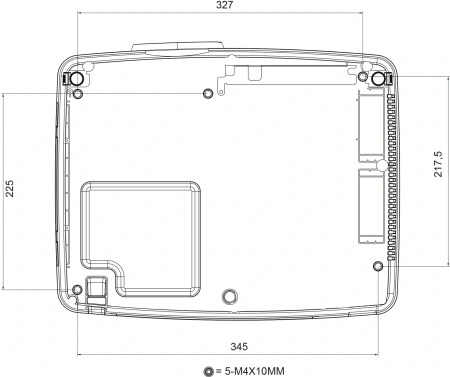 Проектор Cactus Bright CS-S4.B 3LCD 94400Lm LS 5900Lm ANSI (1920x1200) 30000:1 ресурс лампы:10000часов 1xUSB typeA 1xUSB typeB 2xHDMI 4.45кг