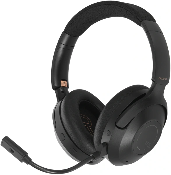 Гарнитура мониторные Creative Zen Hybrid Pro CLASSIC 1.2м черный беспроводные bluetooth оголовье (51EF1040AA001)