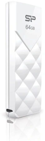 Флеш Диск Silicon Power 64Gb Ultima U03 SP064GBUF2U03V1W USB2.0 белый