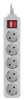 Сетевой фильтр PC Pet AP01006-3-G 3м (5 розеток) серый (пакет ПЭ)