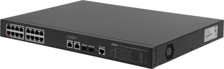 Коммутатор Dahua DH-S4220-16GT-240 (L2) 20x1Гбит/с 2SFP 240W управляемый