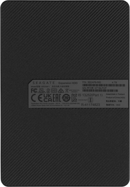 Жесткий диск Seagate USB3.0 4TB STKM4000400 Expansion Portable 2.5" черный