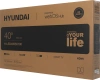 Телевизор LED Hyundai 40" H-LED40BS5100 WebOS Frameless Metal черный/серый FULL HD 60Hz DVB-T DVB-T2 DVB-C DVB-S DVB-S2 USB WiFi Smart TV