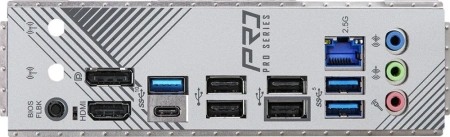 Материнская плата Asrock B650M PRO RS Socket AM5 AMD B650 4xDDR5 mATX AC`97 8ch(7.1) 2.5Gg RAID+HDMI+DP