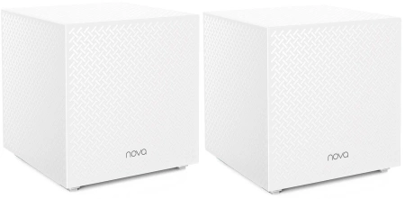 Бесшовный Mesh роутер Tenda MW12 (MW12(2-PACK)) AC2100 10/100/1000BASE-TX белый (упак.:2шт)
