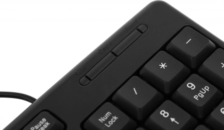 Клавиатура Defender Element HB-520 черный USB (45522) кабель 1.5м