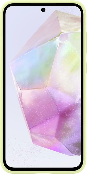 Чехол (клип-кейс) Samsung для Samsung Galaxy A35 Silicone Case A35 лайм (EF-PA356TMEGRU)