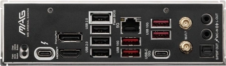 Материнская плата MSI MAG B860 TOMAHAWK WIFI Soc-1851 Intel B860 4xDDR5 ATX AC`97 8ch(7.1) 5Gigabit RAID+HDMI+DP