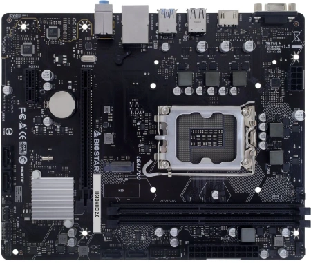 Материнская плата Biostar H610MHC 2.0 Soc-1700 Intel H610 2xDDR4 mATX AC`97 8ch(7.1) GbLAN+VGA+HDMI