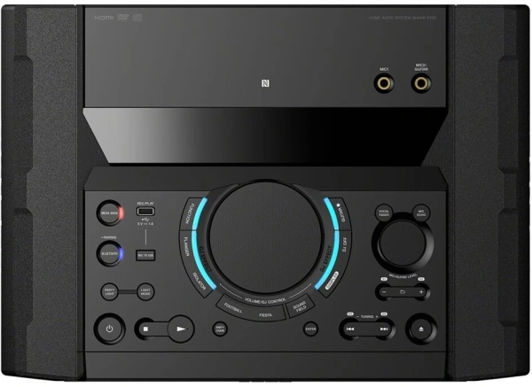 Минисистема Sony Shake-X10 черный 1200Вт CD CDRW DVD DVDRW FM USB BT