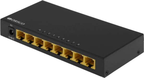 Коммутатор Origo OS2208 OS2208/A1A 8x1Гбит/с неуправляемый