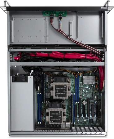 Сервер IRU Rock s2208e 2x6126 2x16Gb С621 AST2500 2xRJ45 1x800W w/o OS (2142571)