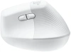 Мышь Logitech Lift белый оптическая 4000dpi silent беспров. BT/Radio USB для ноутбука 5but (910-006486)