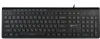Клавиатура Оклик 490ML черный USB slim Multimedia LED