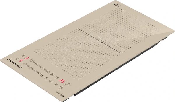 Индукционная варочная поверхность Maunfeld CVI292S2FBG Inverter бежевый