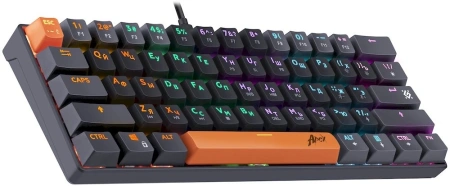 Клавиатура Defender Apex GK-002 механическая серый USB Multimedia for gamer для ноутбука LED (45003)