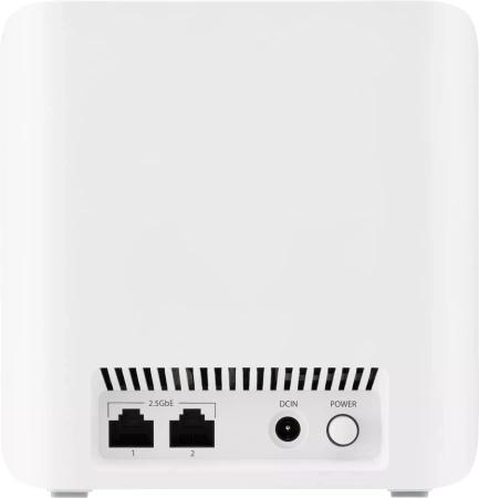 Бесшовный Mesh роутер Asus ZenWiFi BD4 (BD4(W-2-PK)) BE3600 1000/2500BASE-T белый (упак.:2шт)