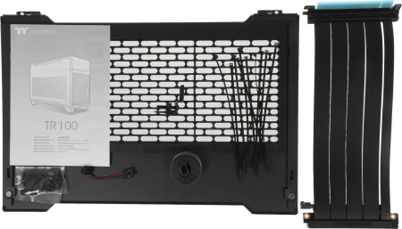 Корпус Thermaltake TR100 черный без БП miniITX 8x140mm 2x200mm 2xUSB3.0 audio bott PSU
