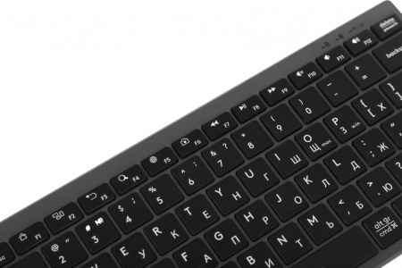Клавиатура A4Tech FX51 серый USB slim Multimedia (FX51 GREY) кабель 1.5м