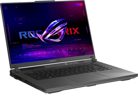 Ноутбук Asus ROG Strix G16 G614JU-N3490 Core i5 13450HX 16Gb SSD512Gb NVIDIA GeForce RTX4050 6Gb 16" IPS WUXGA (1920x1200) без ОС grey WiFi BT Cam (90NR0CC1-M012J0)