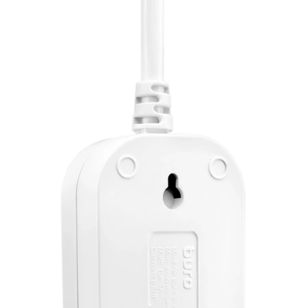 Сетевой удлинитель Buro BU-PSL2.1/W 1.5м (2 розетки) белый (пакет ПЭ)