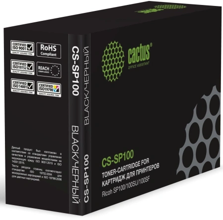 Картридж лазерный Cactus CS-SP100 407059 черный (2000стр.) для Ricoh SP100/100SU/100SF