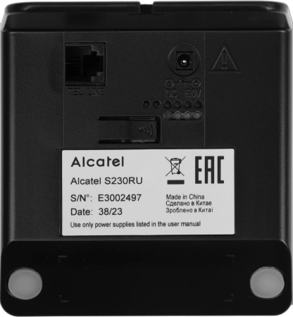 Р/Телефон Dect Alcatel S230 RU черный АОН