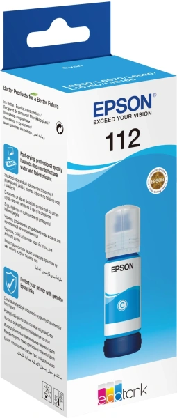 Чернила Epson 112 C13T06C24A голубой70мл для Epson L11160/L15150/L15160