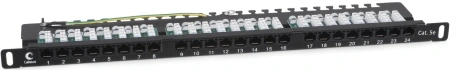 Патч-панель Cabeus PLHD-24-CAT.5E-DUAL-90-0,5U 19" 0.5U 24xRJ45 кат.5E UTP