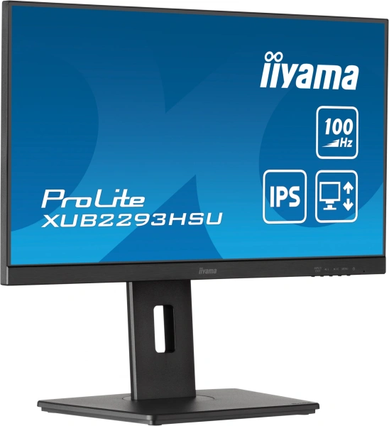 Монитор Iiyama 21.5" ProLite XUB2293HSU-B7 черный IPS LED 16:9 HDMI M/M матовая HAS Piv 300cd 178гр/178гр 1920x1080 100Hz DP FHD USB 3.9кг