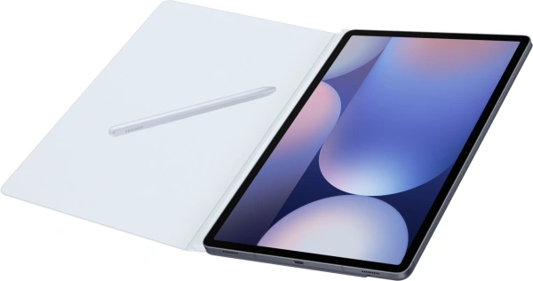 Чехол Samsung для Samsung Galaxy Tab S9+/S9 FE+/S10+ Smart Book Cover поликарбонат/полиуретан голубой (EF-BX810PLEGRU)