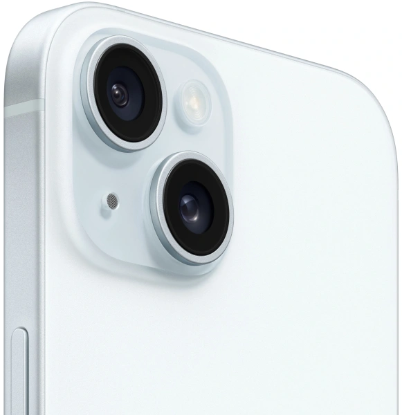 Смартфон Apple A3090 iPhone 15 256Gb голубой моноблок 3G 4G 1Sim 6.1" 1179x2556 iOS 17 48Mpix 802.11 a/b/g/n/ac/ax NFC GPS GSM900/1800 Protect