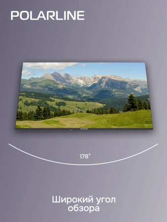 Телевизор LED PolarLine 40" 40PL51TC черный FULL HD 60Hz DVB-T DVB-T2 DVB-C DVB-S2 (RUS)