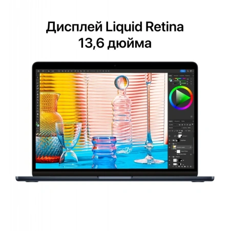 Ноутбук Apple MacBook Air A2681 M2 8 core 16Gb SSD512Gb/8 core GPU 13.6" IPS (2560x1664) macOS grey space WiFi BT Cam (Z15T000JQ)