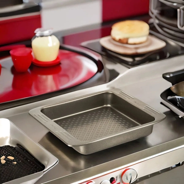 Форма для выпечки Tefal Easy Grip J1625214 квадр. 20x20см сталь углеродистая коричневый (2100098994)