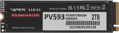 Накопитель SSD Patriot PCIe 5.0 x4 2TB PV593P2TBM28H Viper VP593 M.2 2280