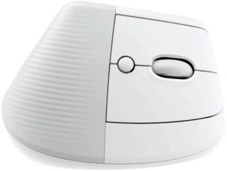 Мышь Logitech Lift белый оптическая 4000dpi silent беспров. BT/Radio USB для ноутбука 5but (910-006486)