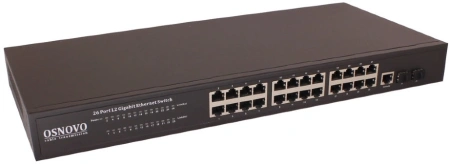 Коммутатор Osnovo SW-72402/L2 (L2) 2SFP управляемый