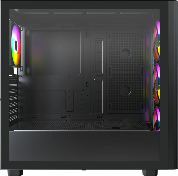Корпус Montech XR Wood черный без БП ATX 9x120mm 4x140mm 2xUSB3.0 audio bott PSU
