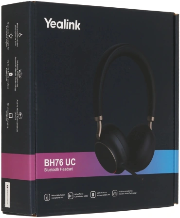 Гарнитура Bluetooth Yealink BH76 UC черный